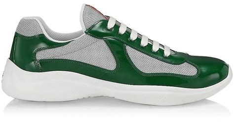 prada america's cup sneakers green|prada americas cup sneakers cheap.